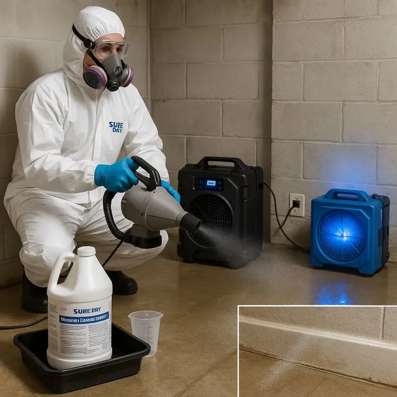 Sanitization and Odor Removal process in Gandy, FL